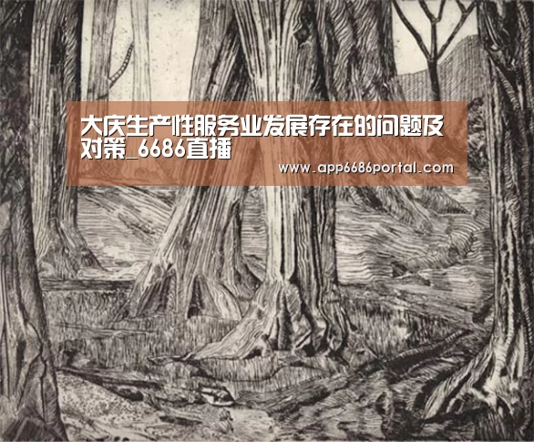 大庆生产性服务业发展存在的问题及对策_6686直播(图4) 6686热点